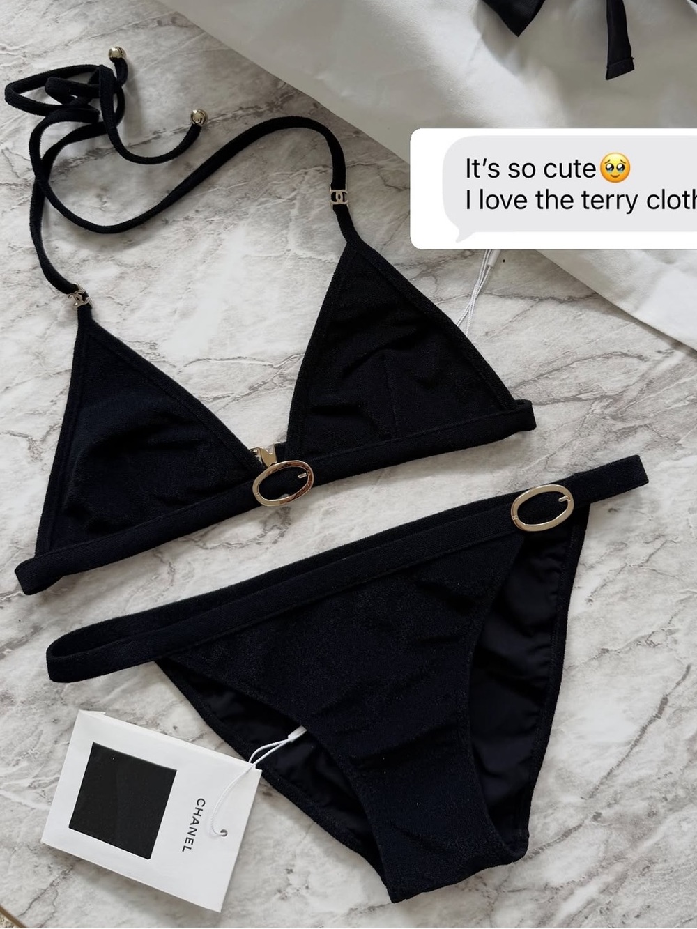Chanel bikini top